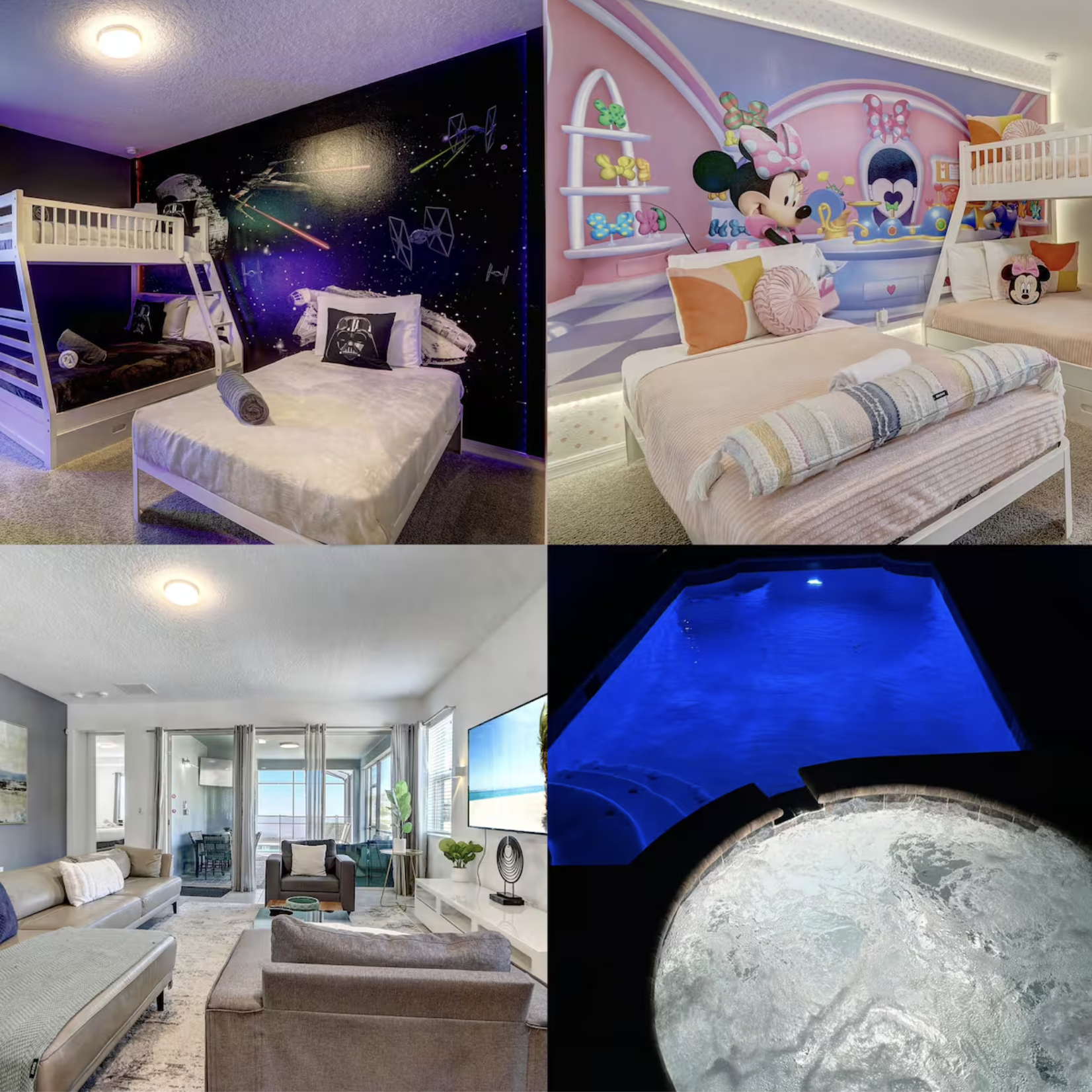 Gated Near Disney Slps16 Pool/Spa/GmRm/Theme 8916